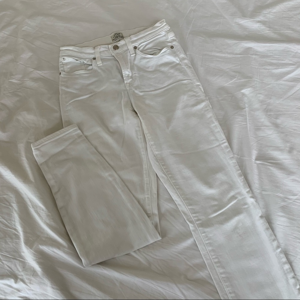 J. Crew white denim